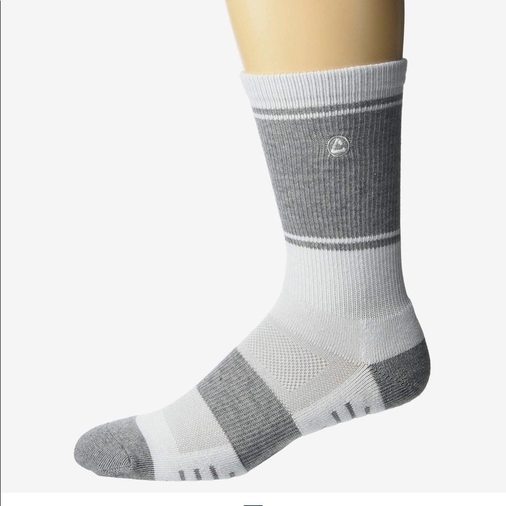 Cuater Travis Mathew Bja Golf Socks for Men NWT White Gray One Size